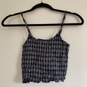 Plaid Brandy tank top